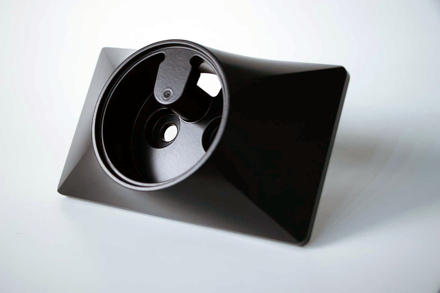  black cnc hand hole lock with cap